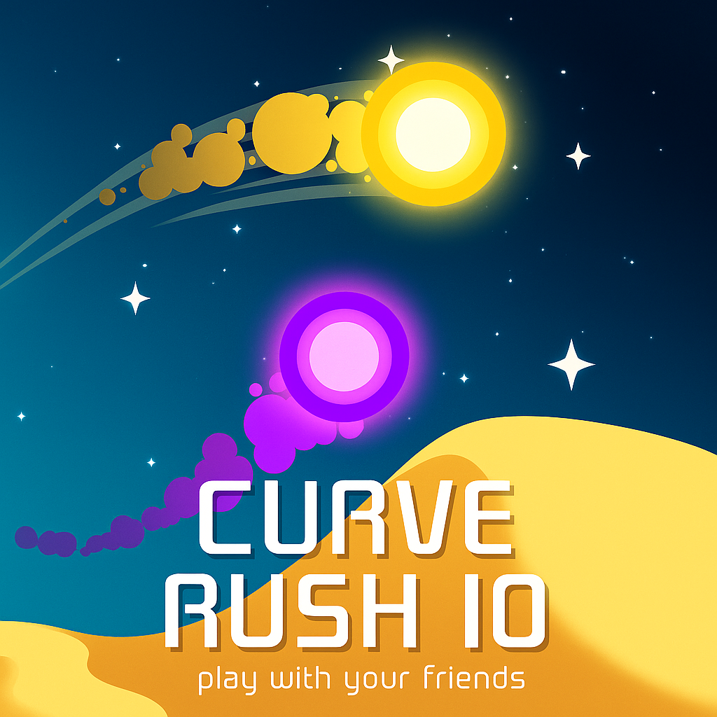 How to play Curve Rush IO
