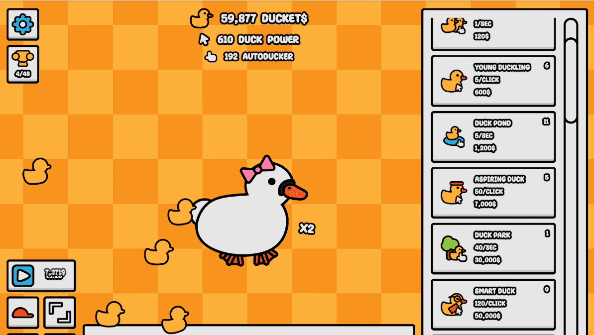 How to play duck clicker